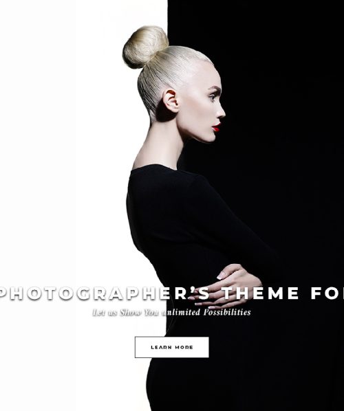Photography WordPress theme